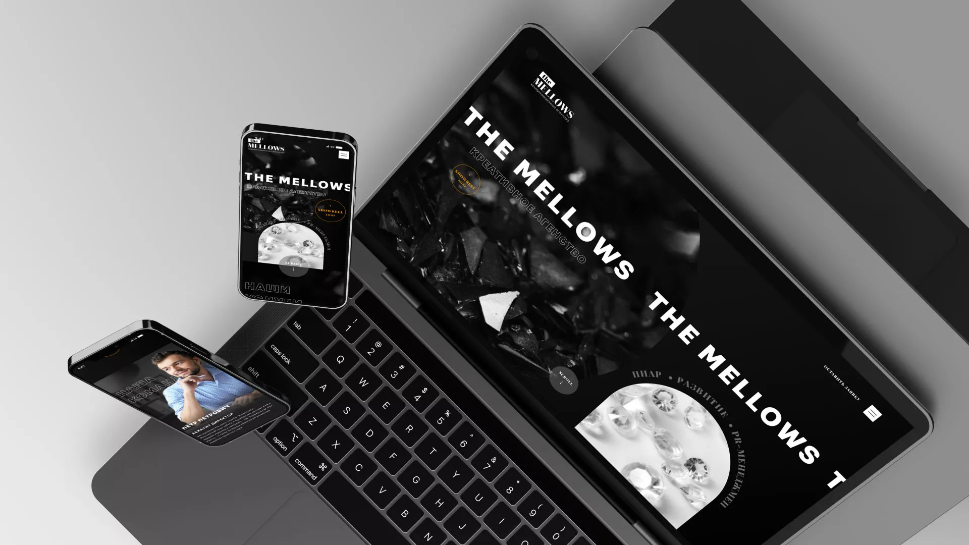 Разработка сайта креативного агентства «The Mellows» в Томари