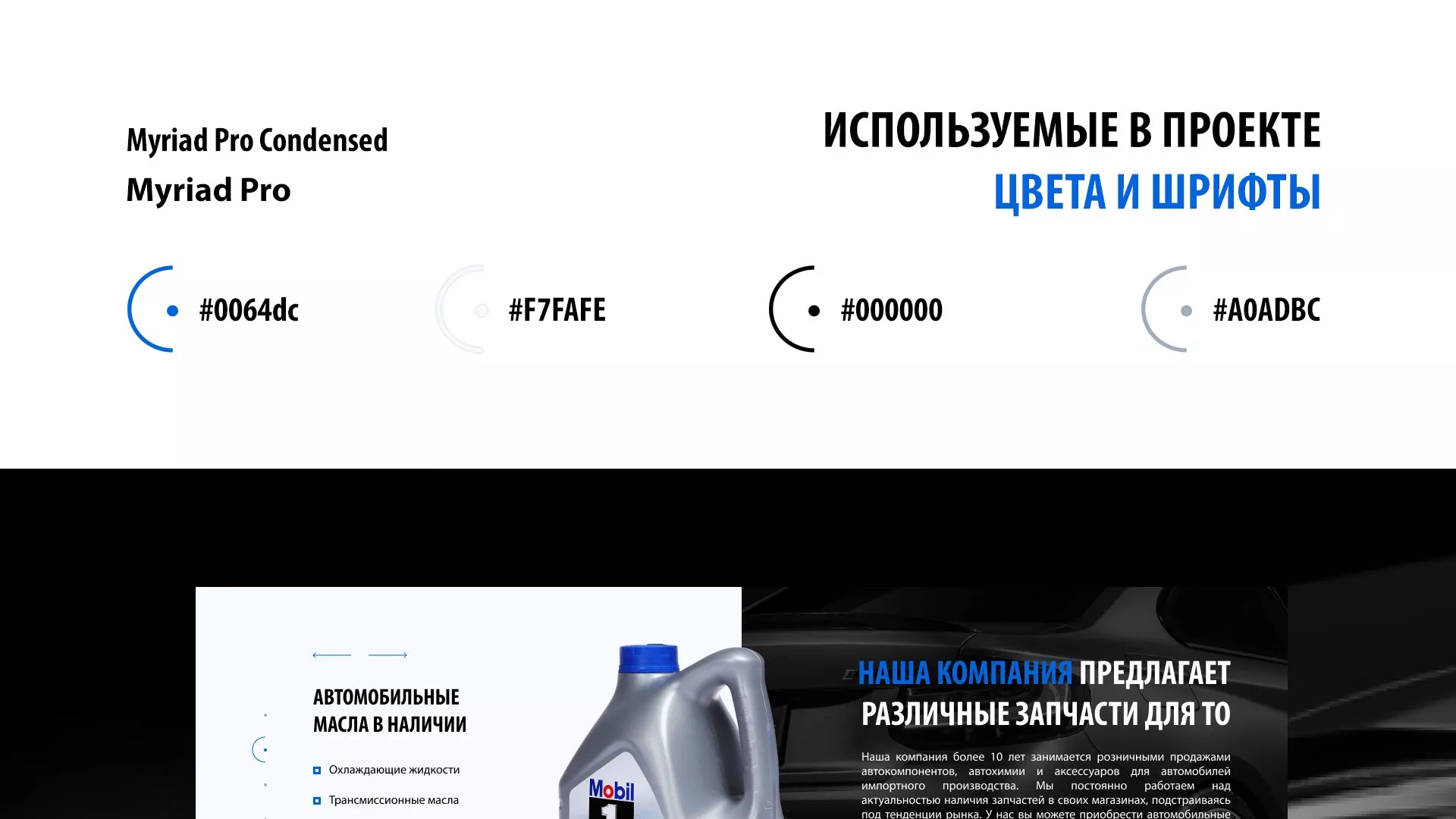 Разработка сайта магазина автозапчастей «М7» в Томари