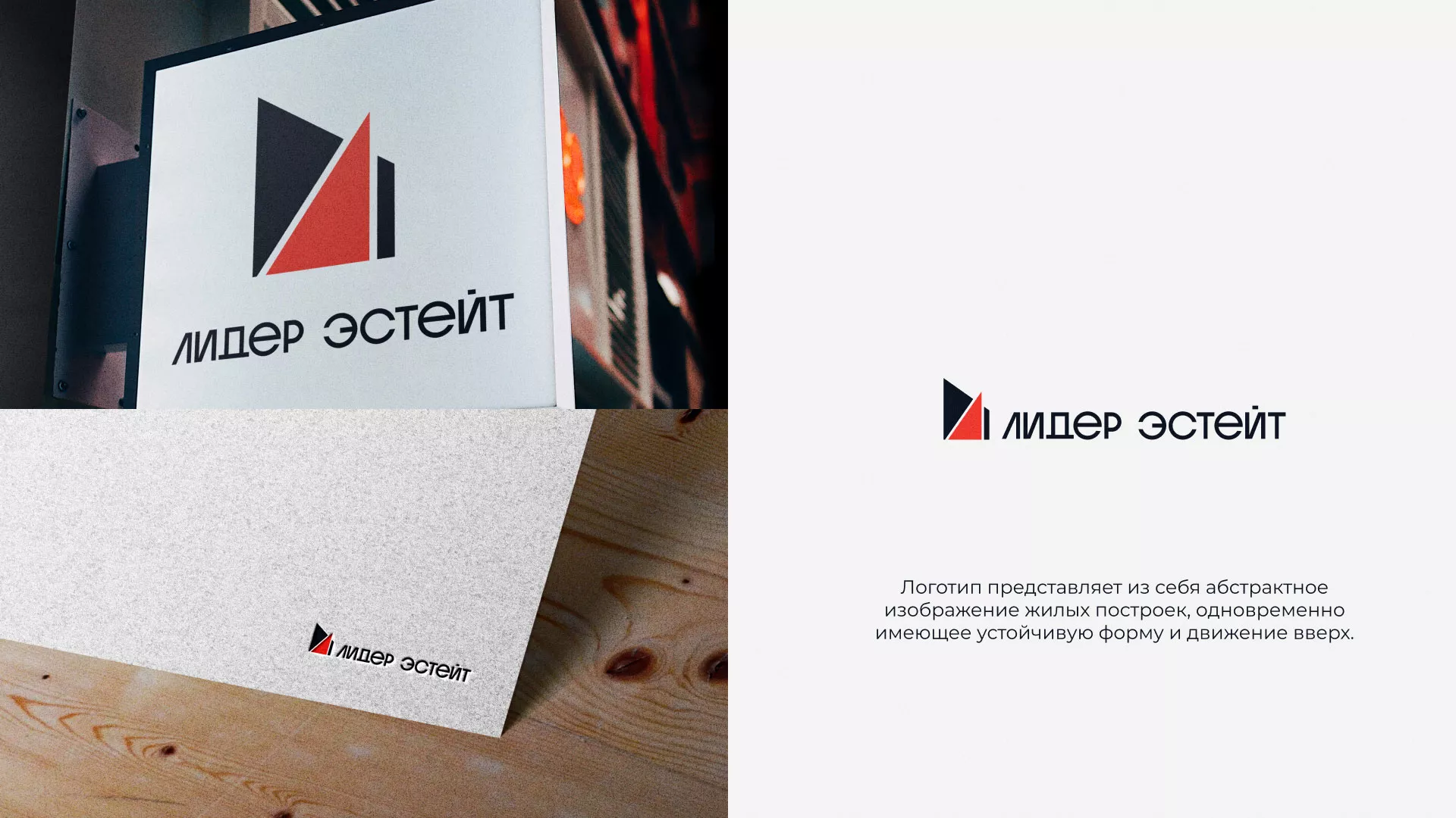 Сделали логотип для агентства недвижимости «Лидер Эстейт» в Томари